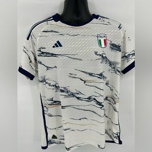 NEW Adidas 2023 Italia Team Italy Authentic Away Soccer Jersey Sz XL HT2198